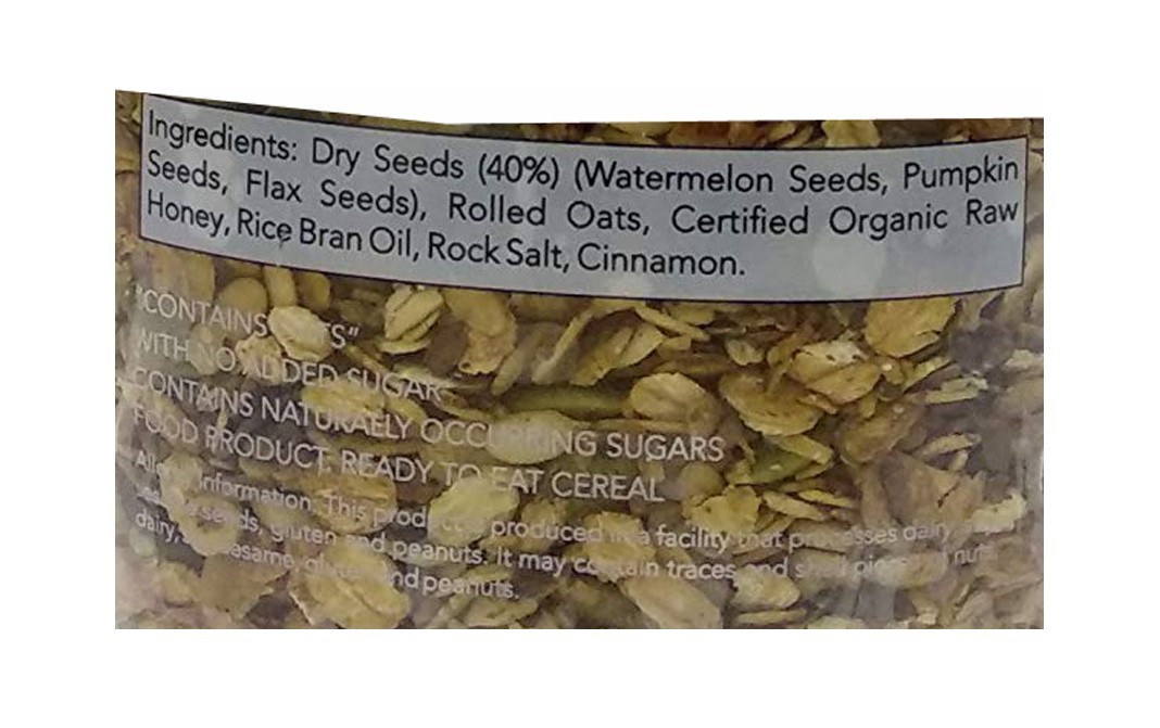 TheNibbleBox Seedy Seatmate Granola    Glass Jar  500 grams
